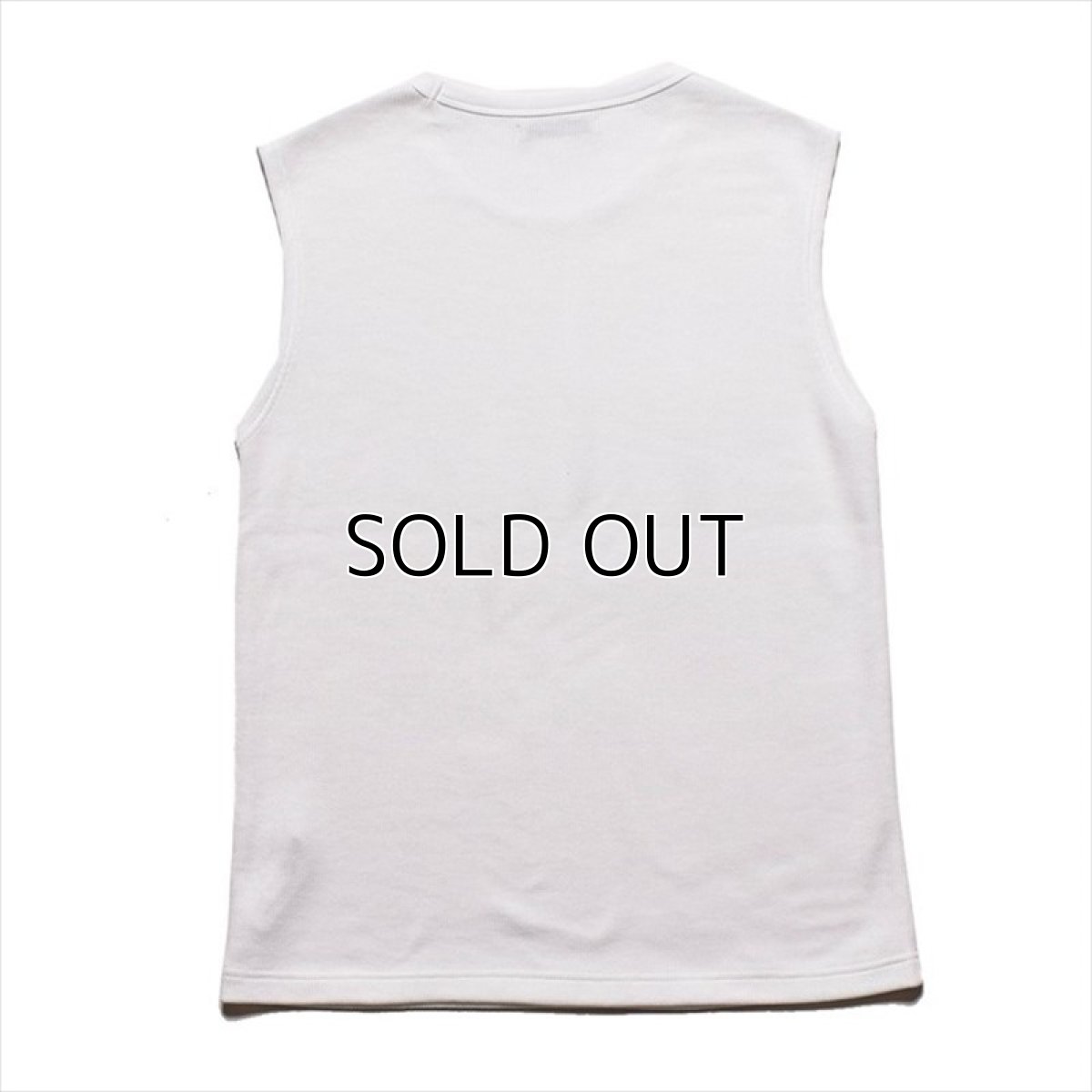 画像3: MINEDENIM Roundneck Nosleeve Rib T-Shirt (ノースリーブTシャツ) (3)