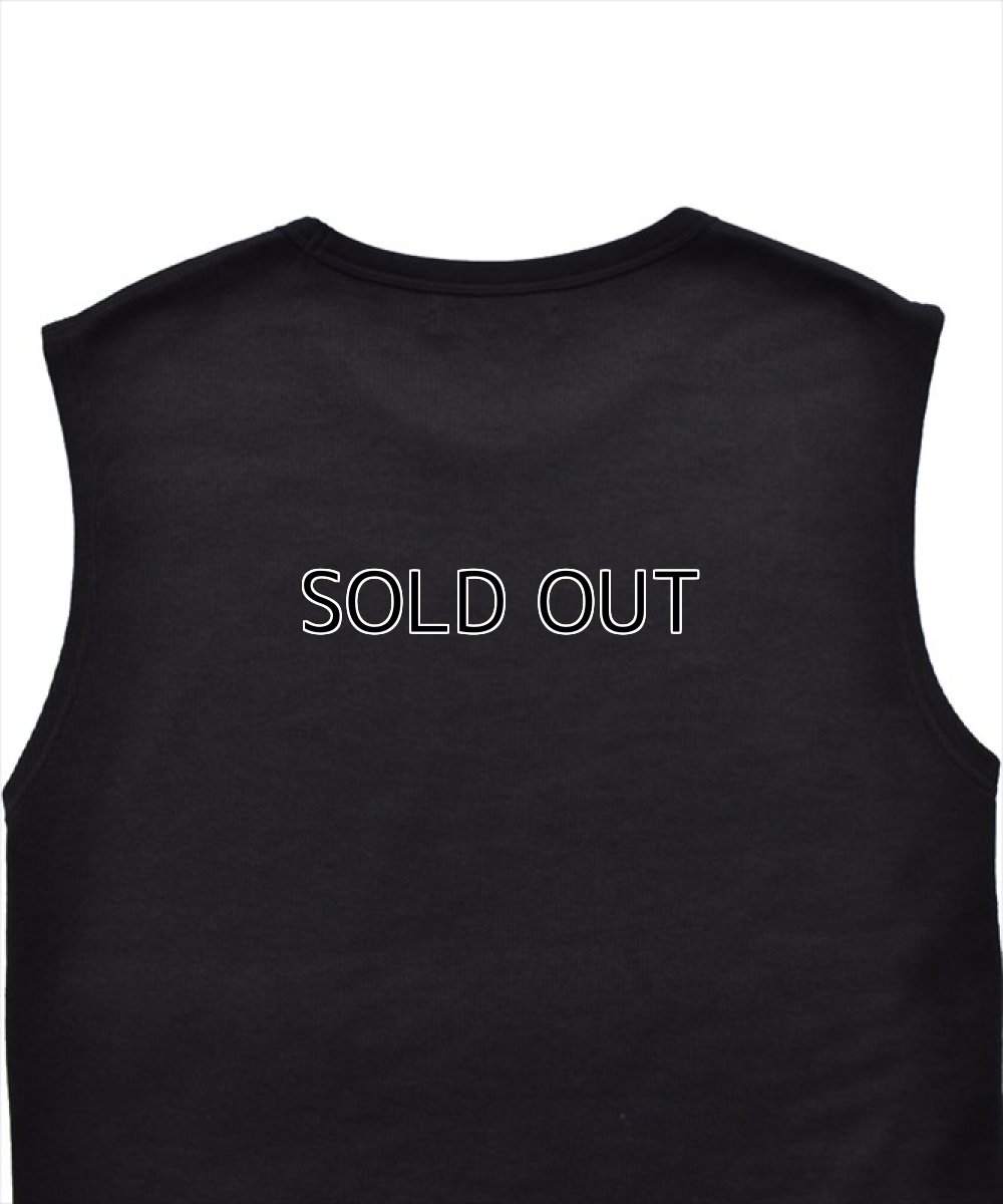 画像4: MINEDENIM Roundneck Nosleeve Rib T-Shirt (ノースリーブTシャツ) (4)