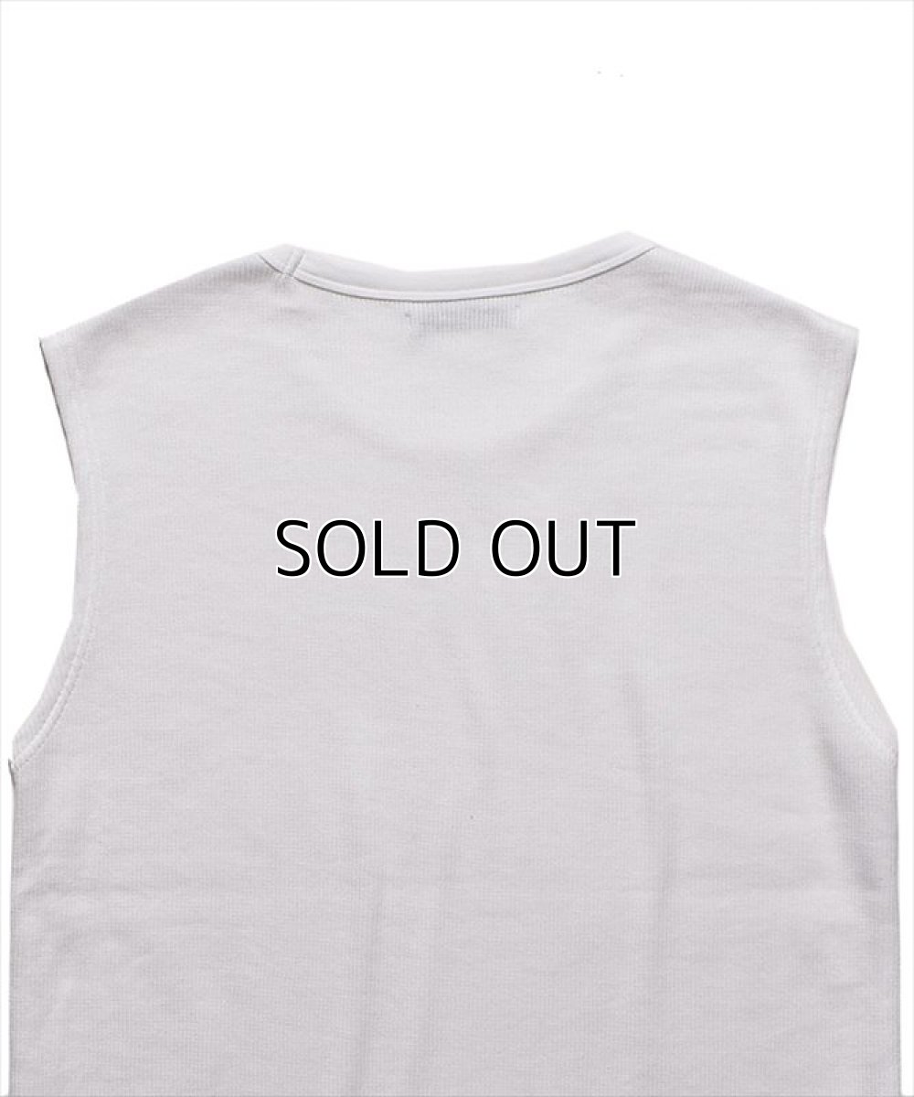 画像4: MINEDENIM Roundneck Nosleeve Rib T-Shirt (ノースリーブTシャツ) (4)