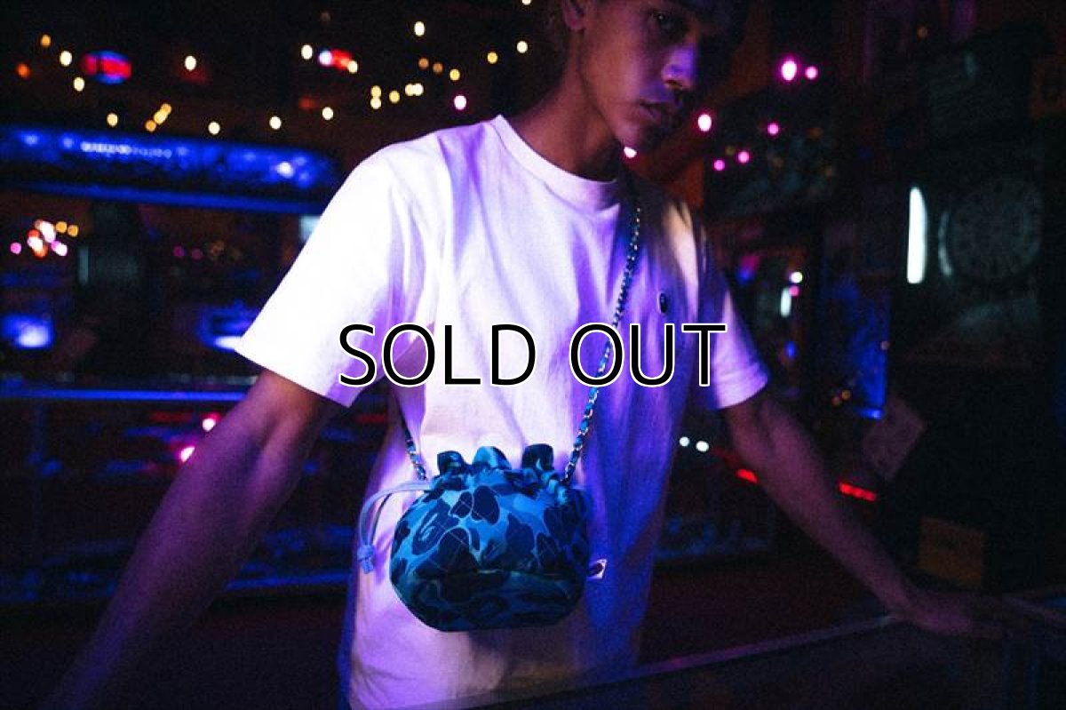 画像3: ©SAINT Mxxxxxx A BATHING APE AP_CHAIN SNAP BAG Blue Camo (バッグ) (3)