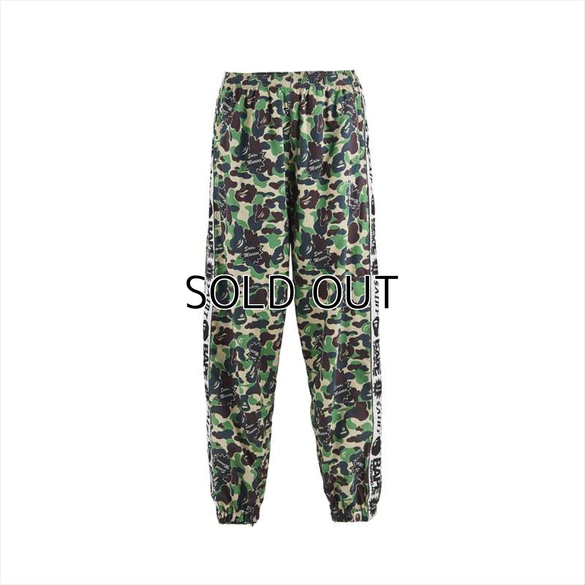 画像1: ©SAINT Mxxxxxx A BATHING APE AP_TRACK PNT ST APE Camo (トラックパンツ) (1)