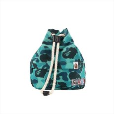 画像2: ©SAINT Mxxxxxx A BATHING APE AP_ROPE SNAP BAG Blue Camo (2)