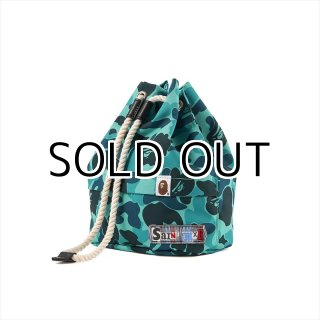 SAINT Mxxxxxx A BATHING APE AP_TOTE BAG SMALL White/Camo
