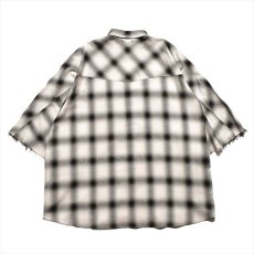 画像4: MINEDENIM Ombre Check Square Big Western Shirt (チェックウエスタンシャツ) (4)