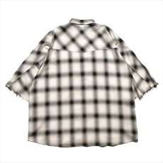 画像4: MINEDENIM Ombre Check Square Big Western Shirt (4)