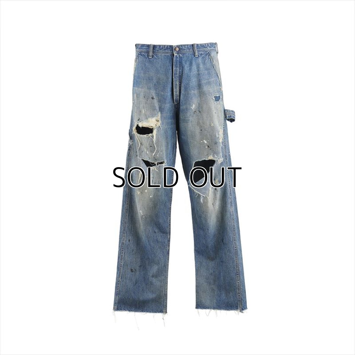 画像1: ©SAINT Mxxxxxx DENIM PANTS PAINTER Blue (ペインターパンツ) (1)