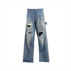 画像1: ©SAINT Mxxxxxx DENIM PANTS PAINTER Blue (ペインターパンツ) (1)