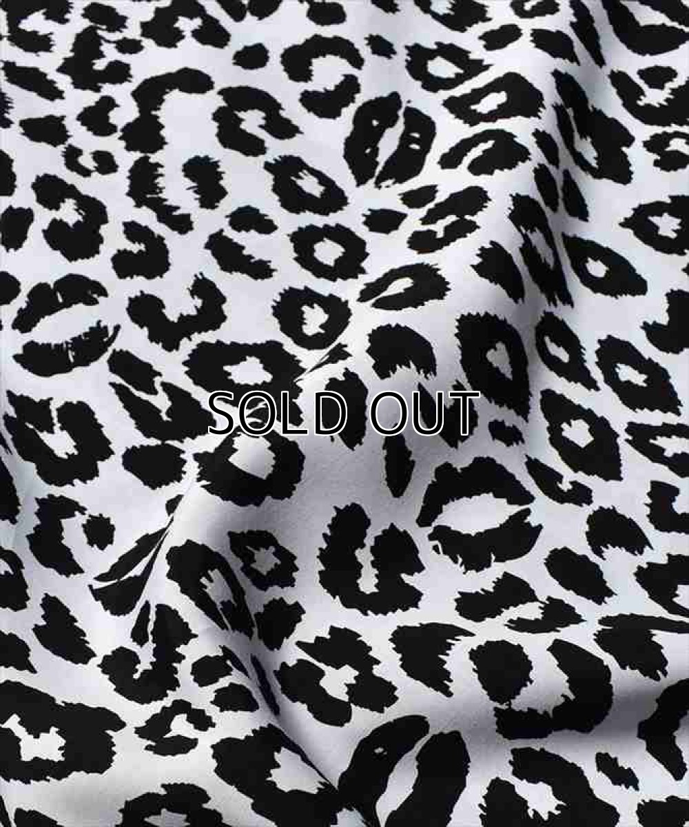 画像5: MINEDENIM Lips Leopard Print Open Collar Shirt (リップスレオパードシャツ) (5)