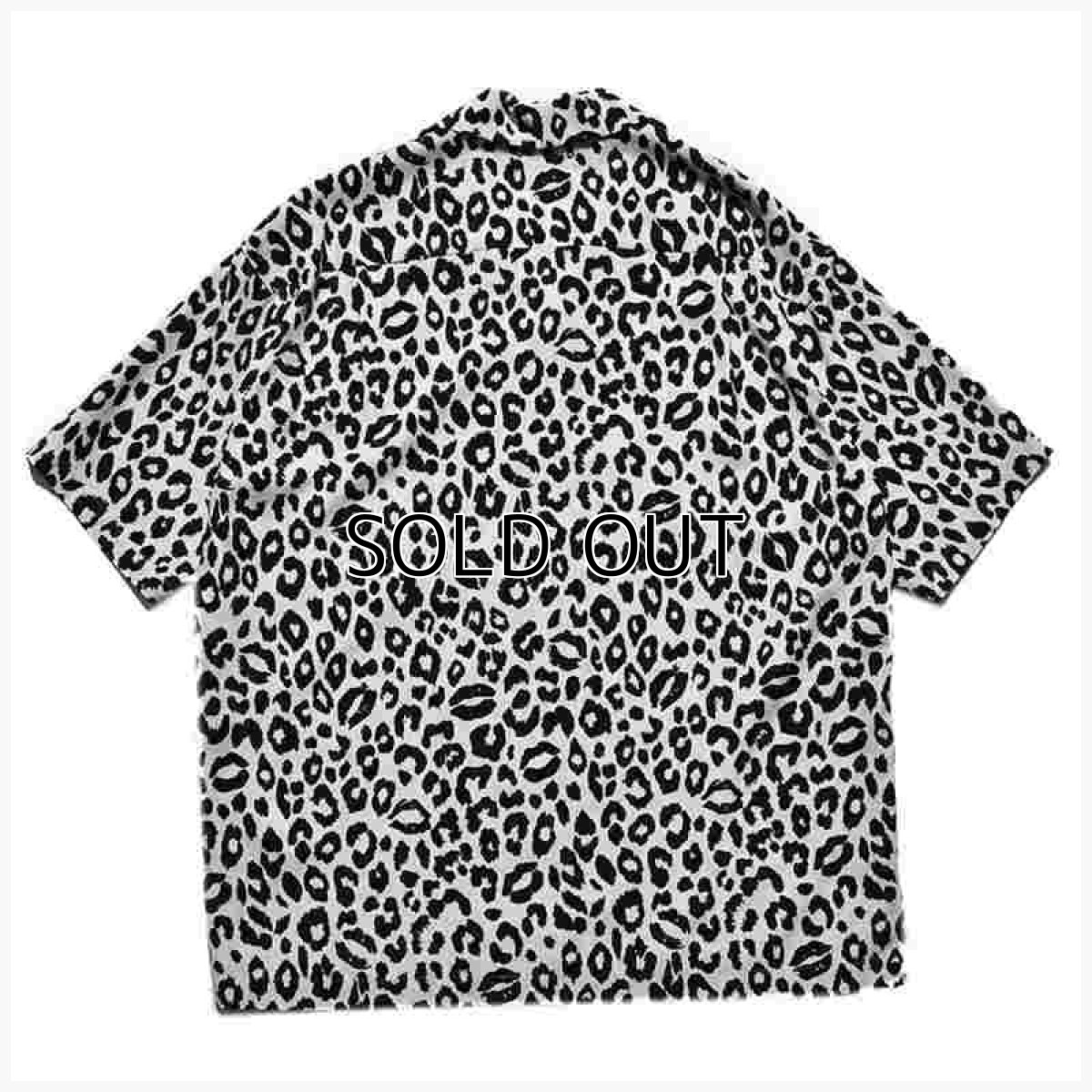 画像3: MINEDENIM Lips Leopard Print Open Collar Shirt (リップスレオパードシャツ) (3)