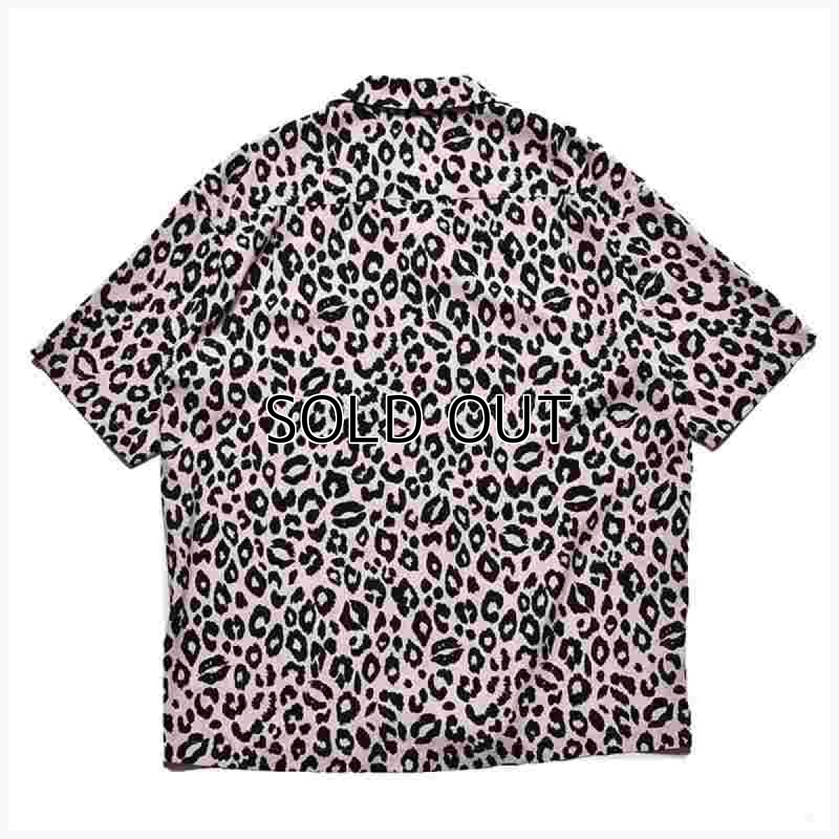 画像3: MINEDENIM Lips Leopard Print Open Collar Shirt (リップスレオパードシャツ) (3)