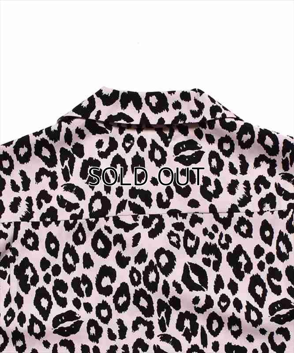 画像4: MINEDENIM Lips Leopard Print Open Collar Shirt (リップスレオパードシャツ) (4)