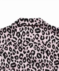 画像4: MINEDENIM Lips Leopard Print Open Collar Shirt (リップスレオパードシャツ) (4)