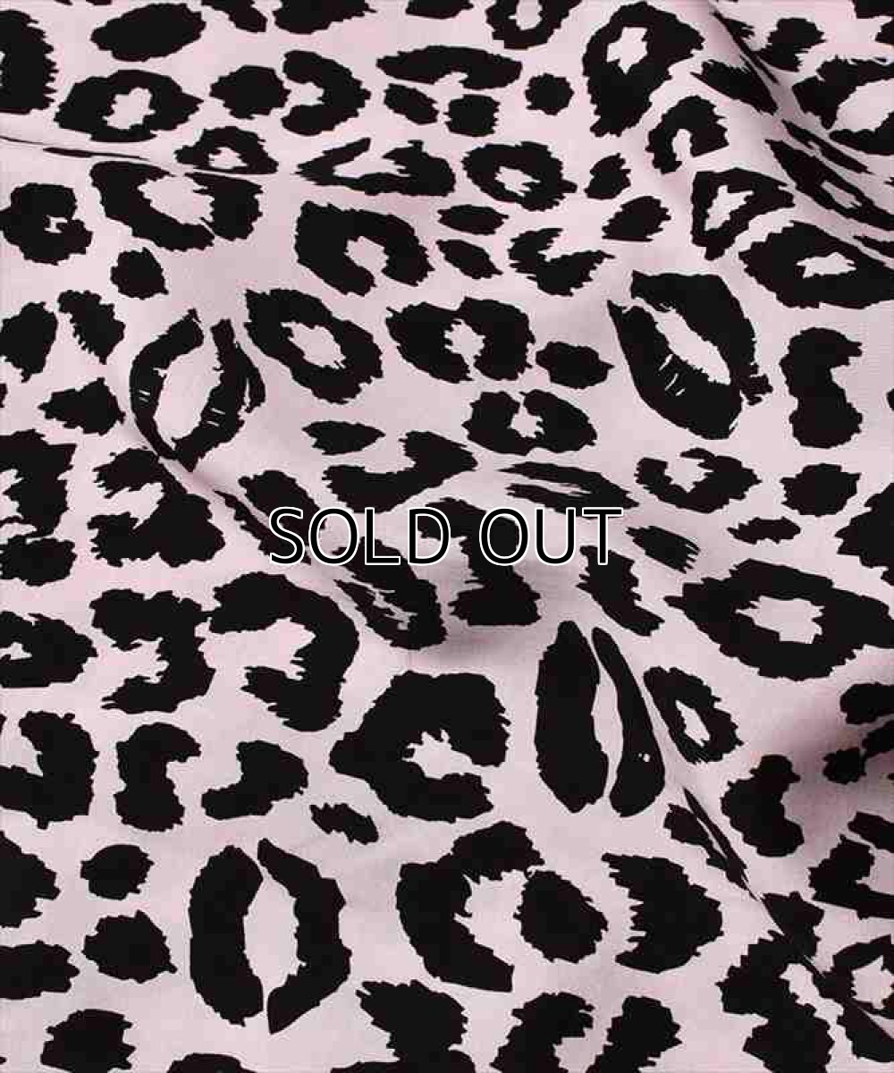 画像5: MINEDENIM Lips Leopard Print Open Collar Shirt (リップスレオパードシャツ) (5)