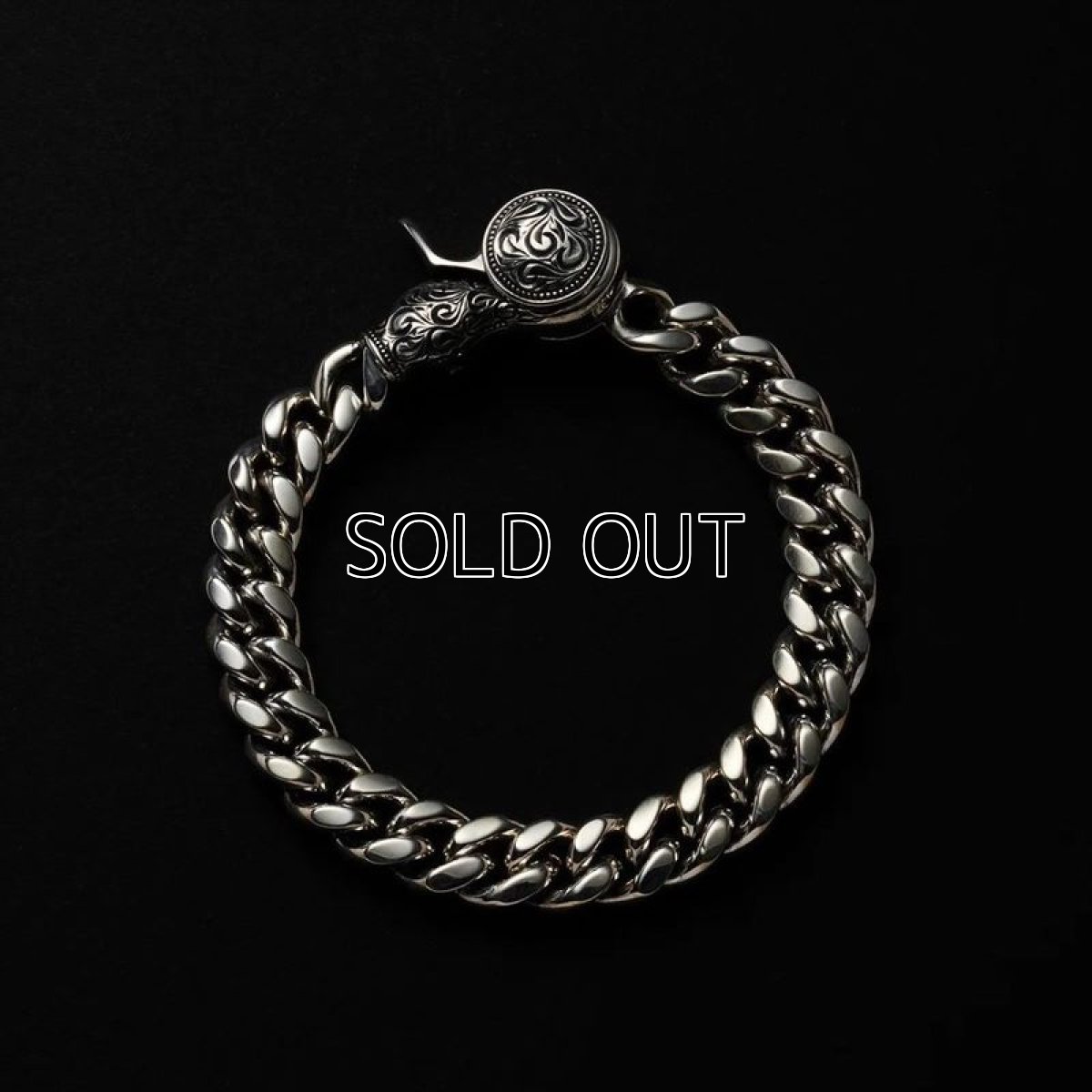 画像1: Antidote BUYERS CLUB Engraved Classic Chain Bracelet (ブレスレット) (1)