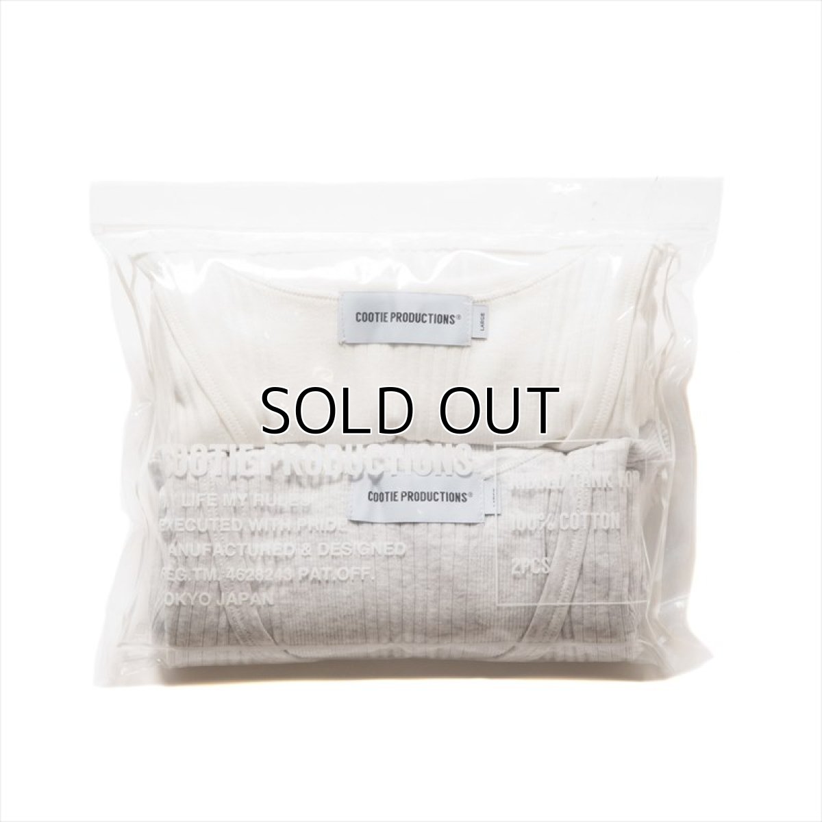 画像3: COOTIE PRODUCTIONS Ribbed Tank Top (2 Pack) タンクトップ (3)