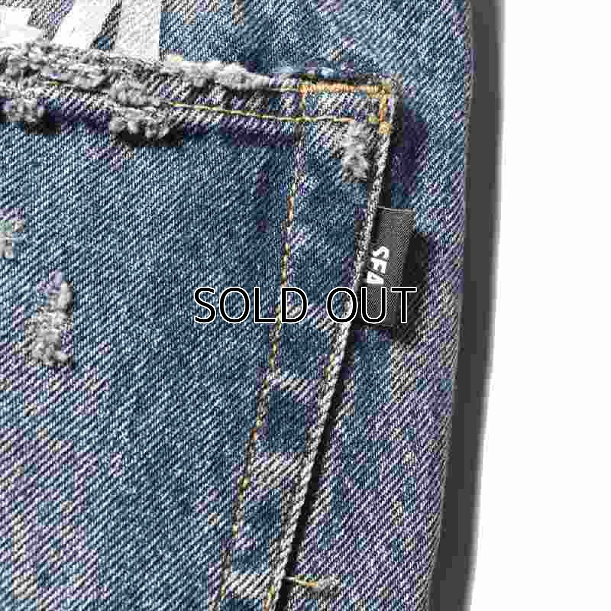 画像10: WIND AND SEA x MINEDENIM L.Straight 5pocket USS (ルーズストレートジーンズ) (10)