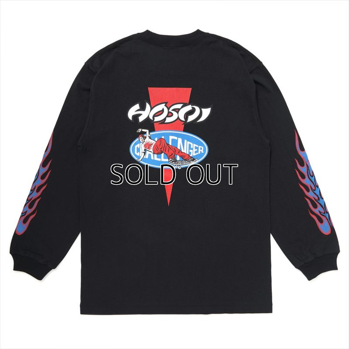 画像2: CHALLENGER x HOSOI Logo L/S Tee (ロングスリーブTシャツ) (2)