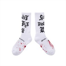 画像1: ©SAINT Mxxxxxx SOCKS SAINT PROTECT White (ソックス) (1)