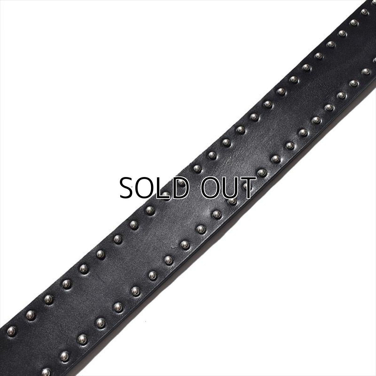 画像4: MINEDENIM Double Studs Leather Belt (ベルト) (4)