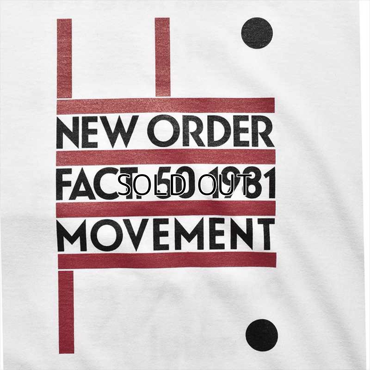 画像3: MINEDENIM x NEW ORDER "MOVEMENT" Crewneck T-Shirt (3)