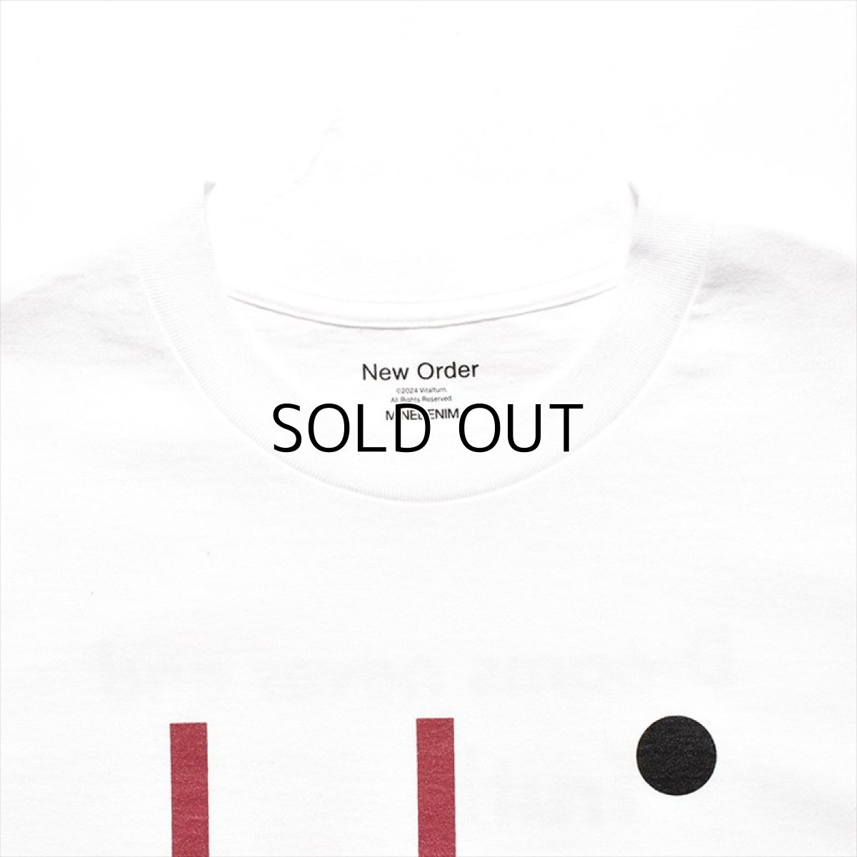 画像2: MINEDENIM x NEW ORDER "MOVEMENT" Crewneck T-Shirt (2)