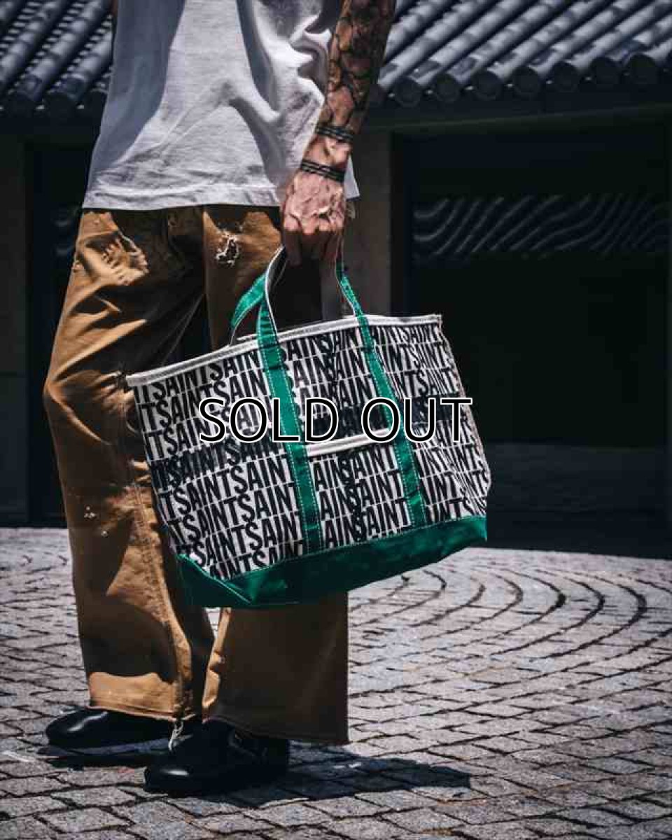 画像3: ©SAINT Mxxxxxx TOTE L SAINT Green (トートバッグ) (3)
