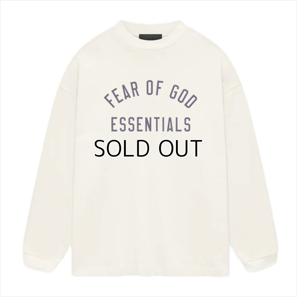 画像1: ESSENTIALS Jersey Long Sleeve Tee (College) (1)