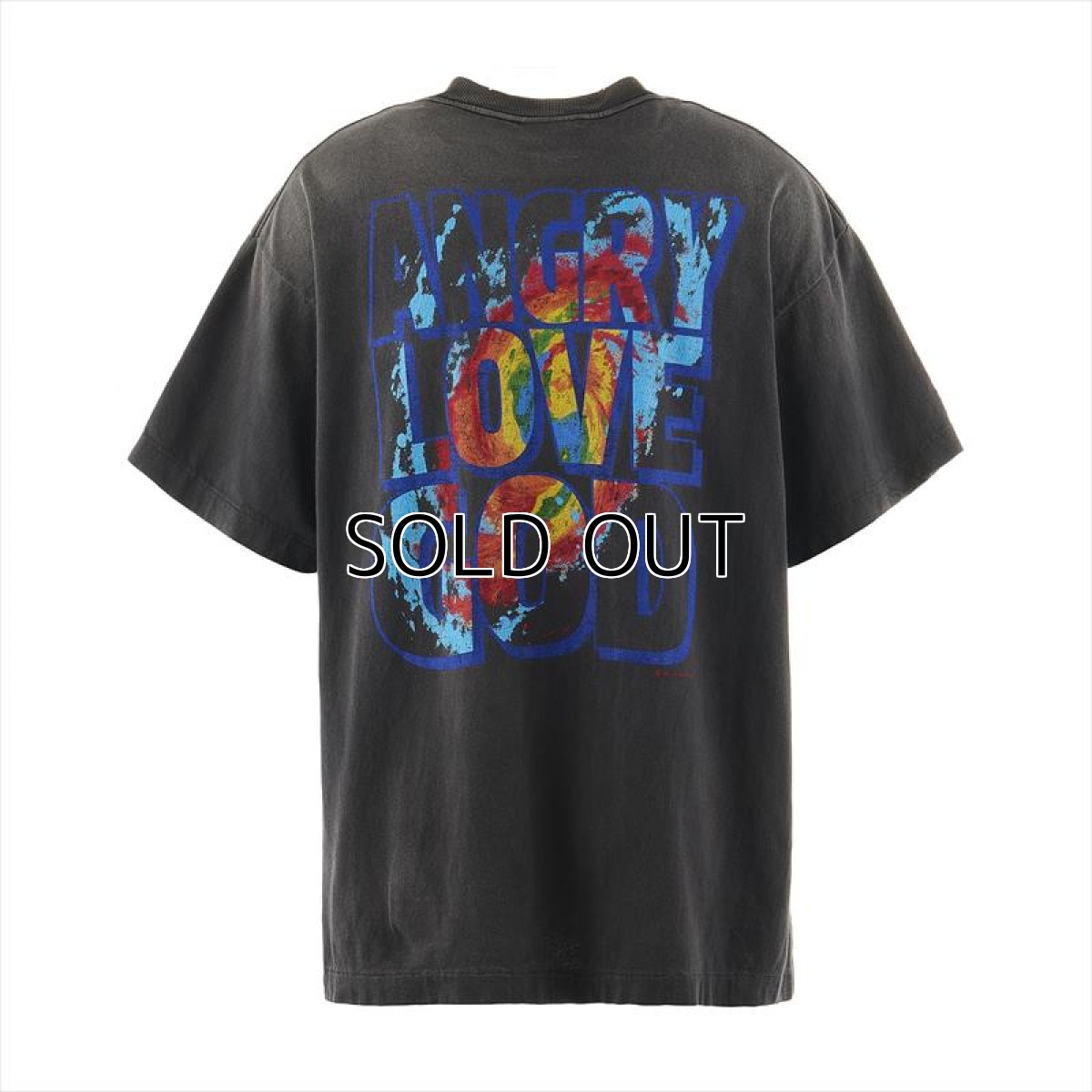 画像2: ©SAINT Mxxxxxx cactus plant flee market CP_SS TEE ANGRY LV GD Black (Tシャツ) (2)