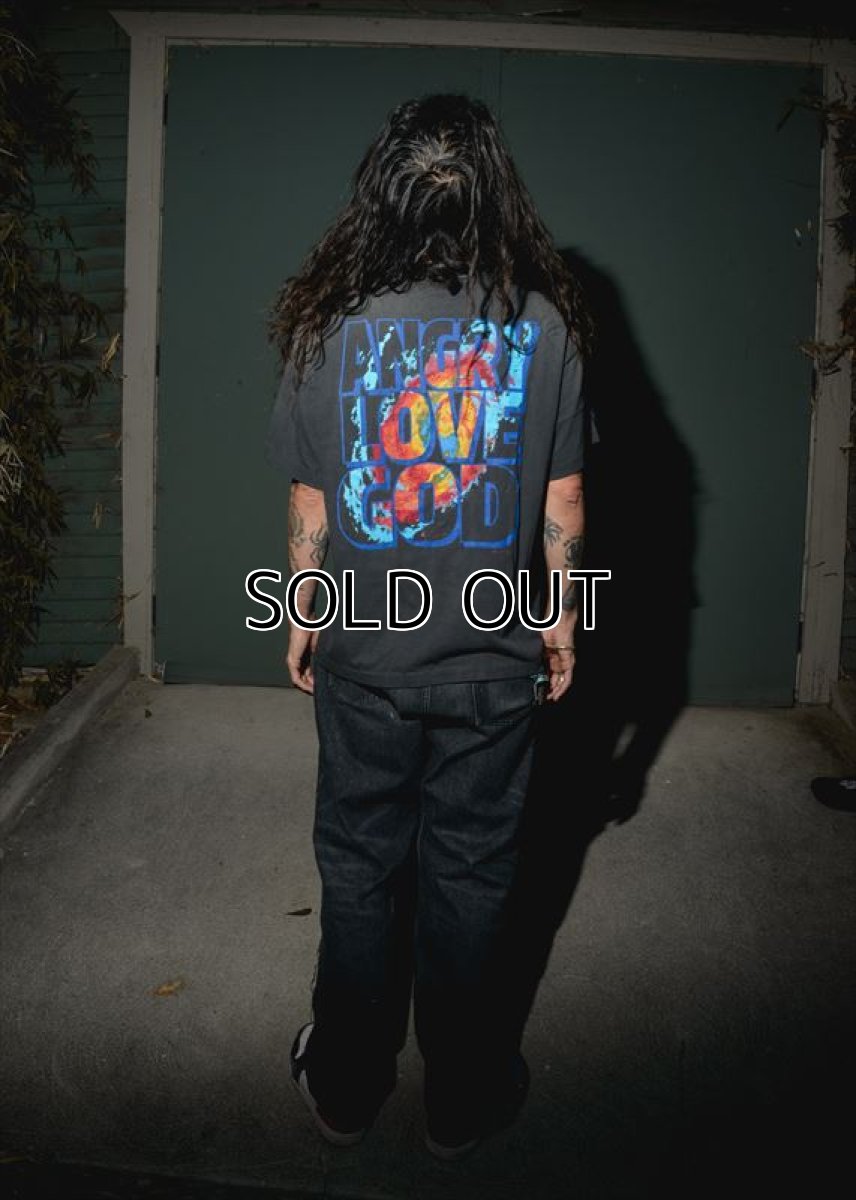 画像3: ©SAINT Mxxxxxx cactus plant flee market CP_SS TEE ANGRY LV GD Black (Tシャツ) (3)