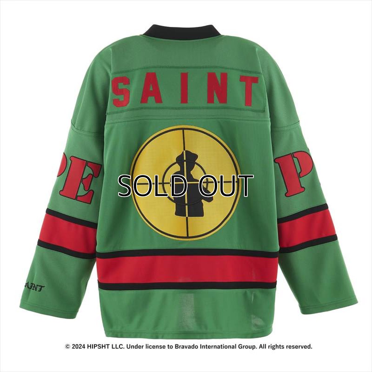 画像2: ©SAINT Mxxxxxx PUBLIC ENEMY PE_GAME SH SNT ENEMY Green (ゲームシャツ) (2)