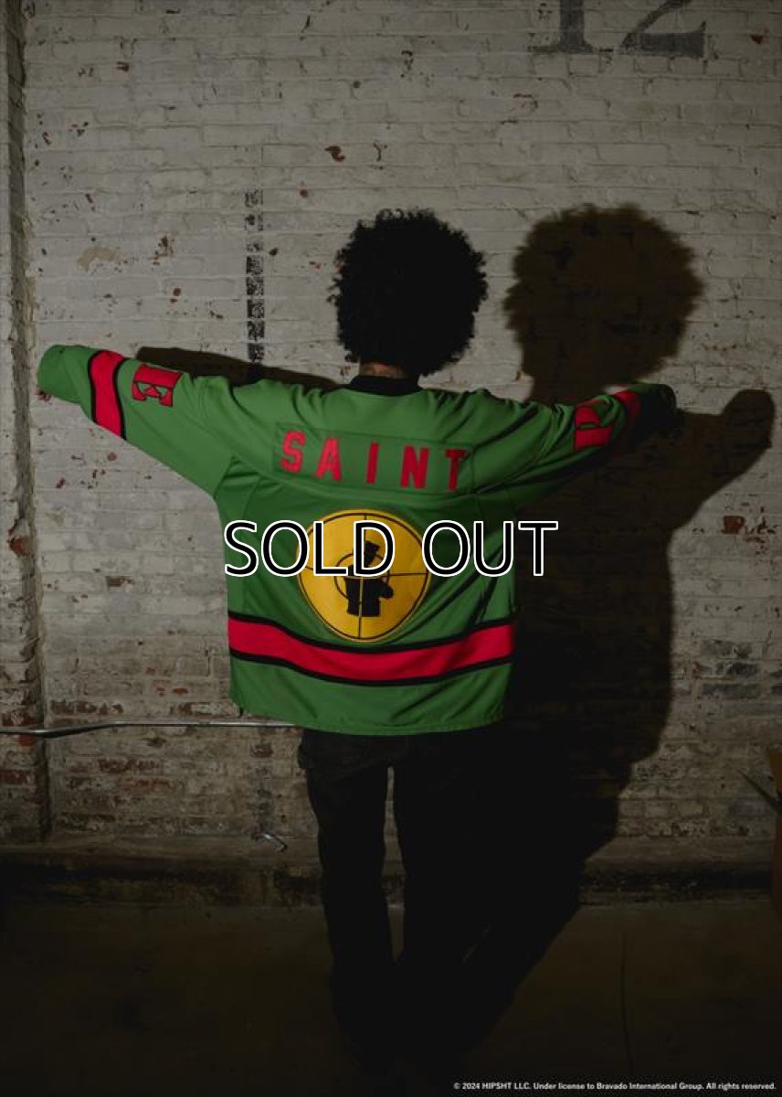 画像4: ©SAINT Mxxxxxx PUBLIC ENEMY PE_GAME SH SNT ENEMY Green (ゲームシャツ) (4)