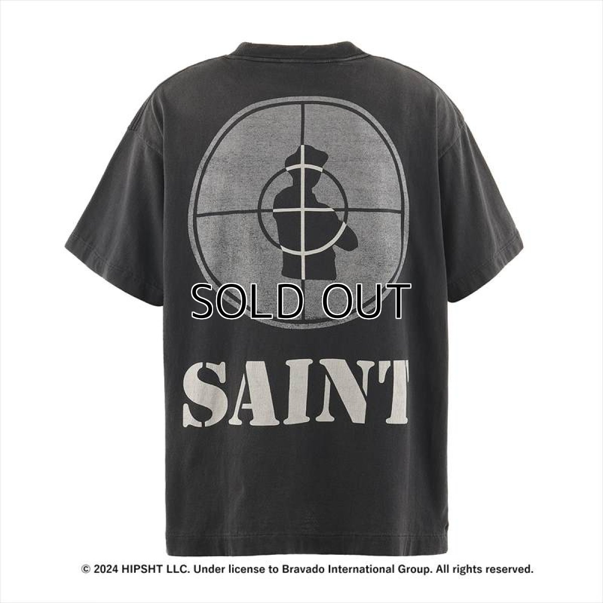 画像2: ©SAINT Mxxxxxx PUBLIC ENEMY PE_SS TEE SNT ENEMY Black (Tシャツ) (2)