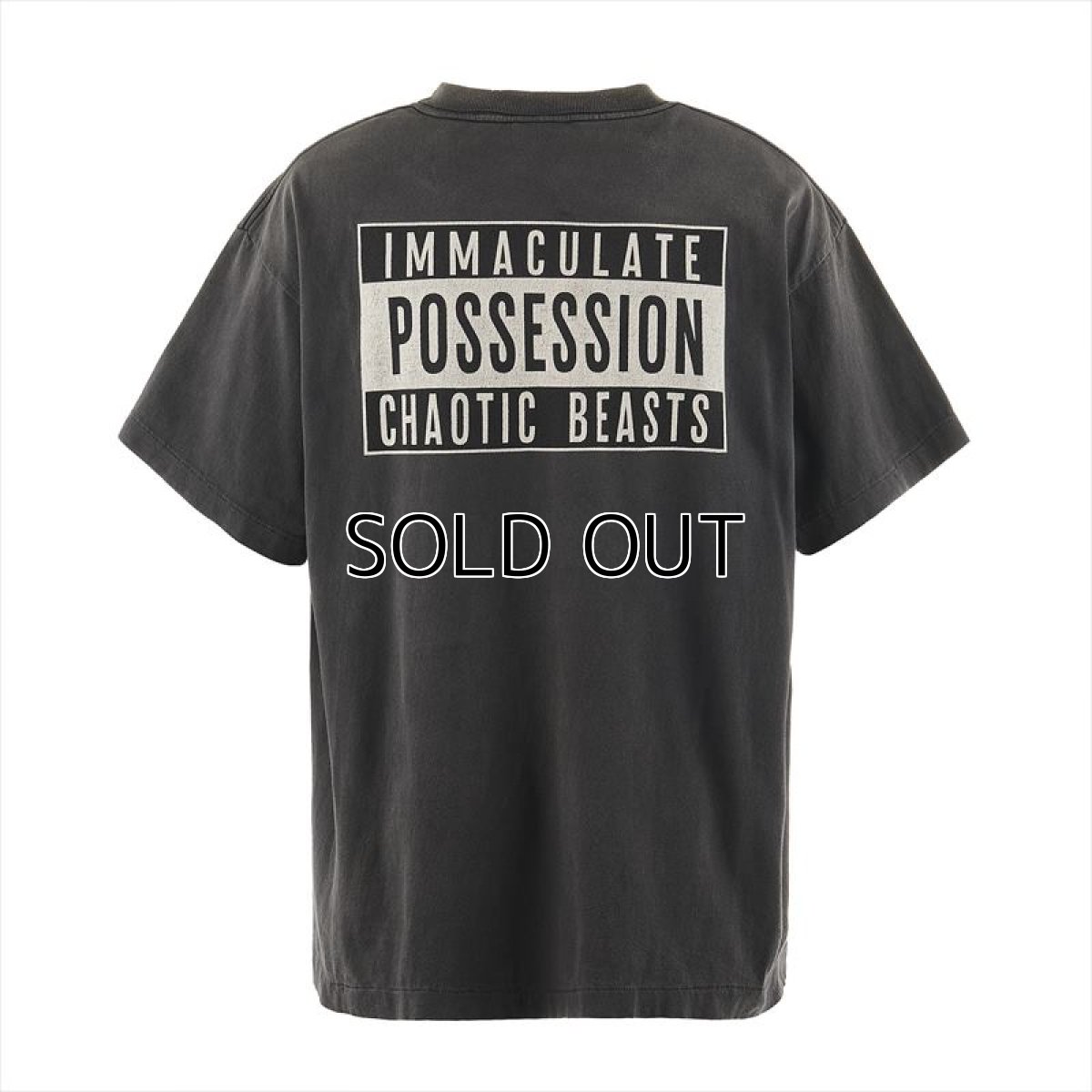 画像2: ©SAINT Mxxxxxx cactus plant flee market CP_SS TEE SMILE Black (Tシャツ) (2)