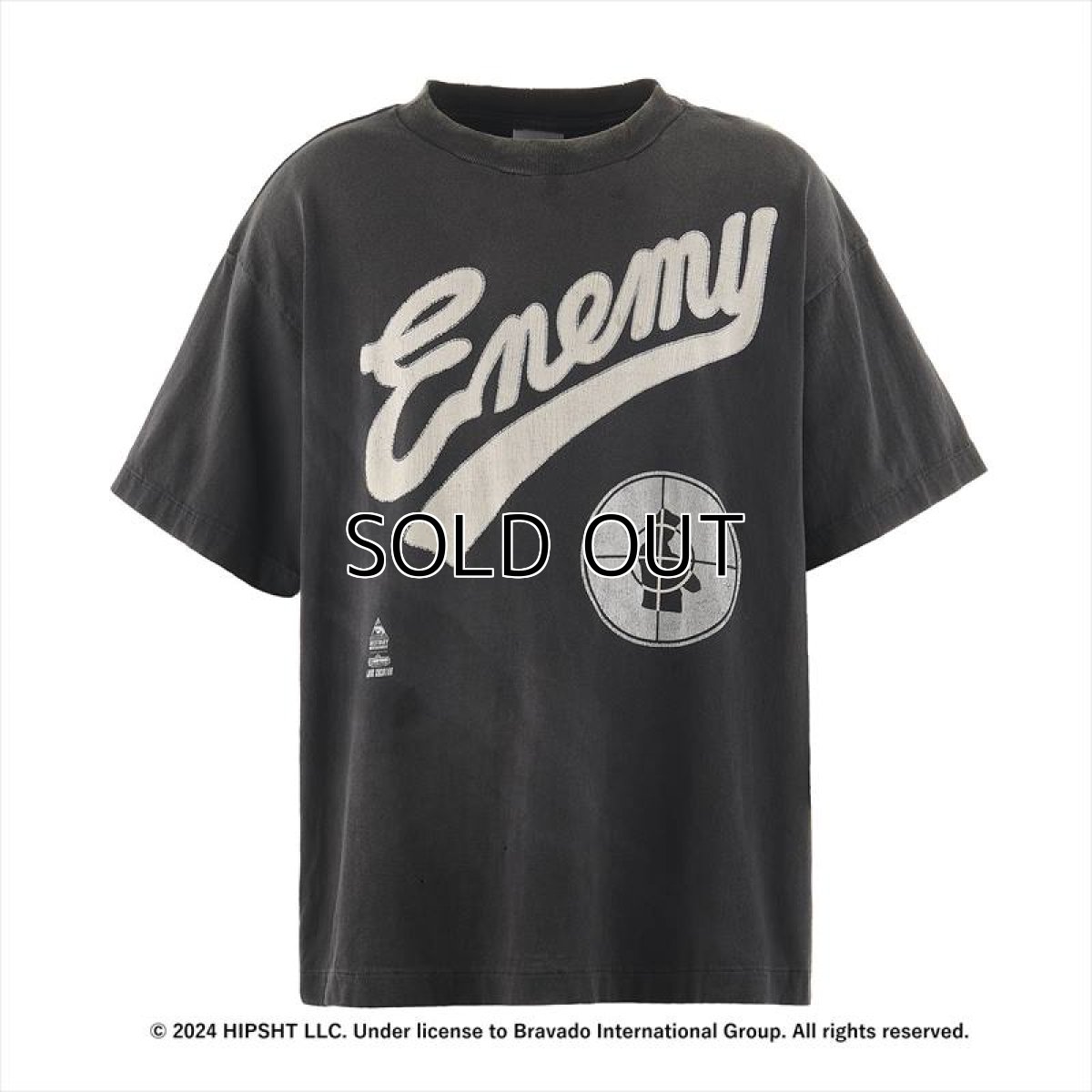 画像1: ©SAINT Mxxxxxx PUBLIC ENEMY PE_SS TEE SNT ENEMY Black (Tシャツ) (1)