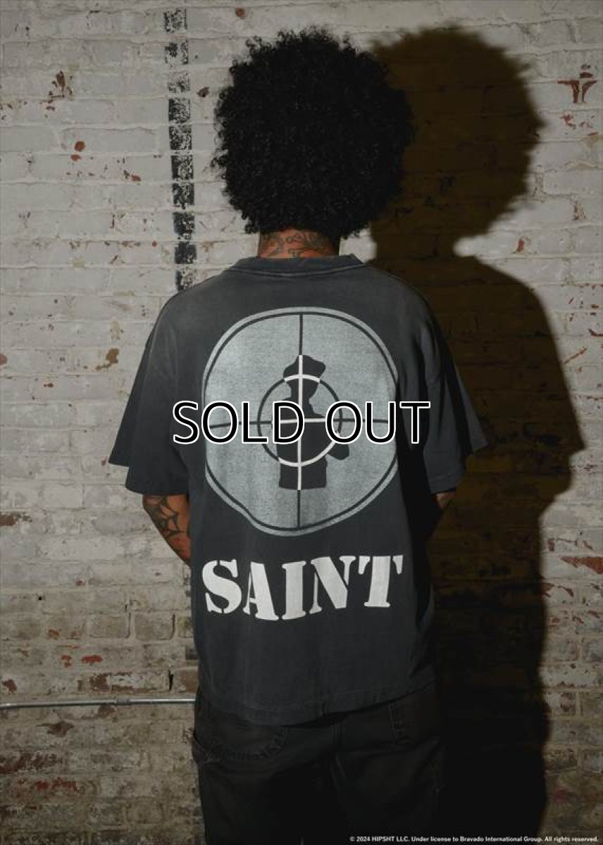 画像3: ©SAINT Mxxxxxx PUBLIC ENEMY PE_SS TEE SNT ENEMY Black (Tシャツ) (3)