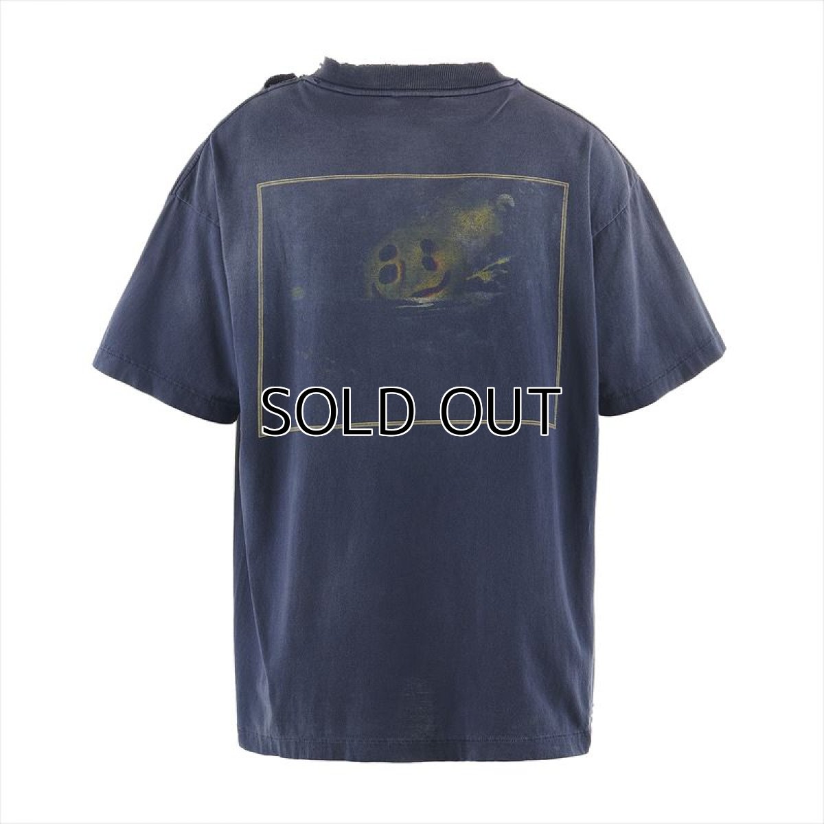 画像2: ©SAINT Mxxxxxx cactus plant flee market CP_SS TEE STAR Navy (Tシャツ) (2)