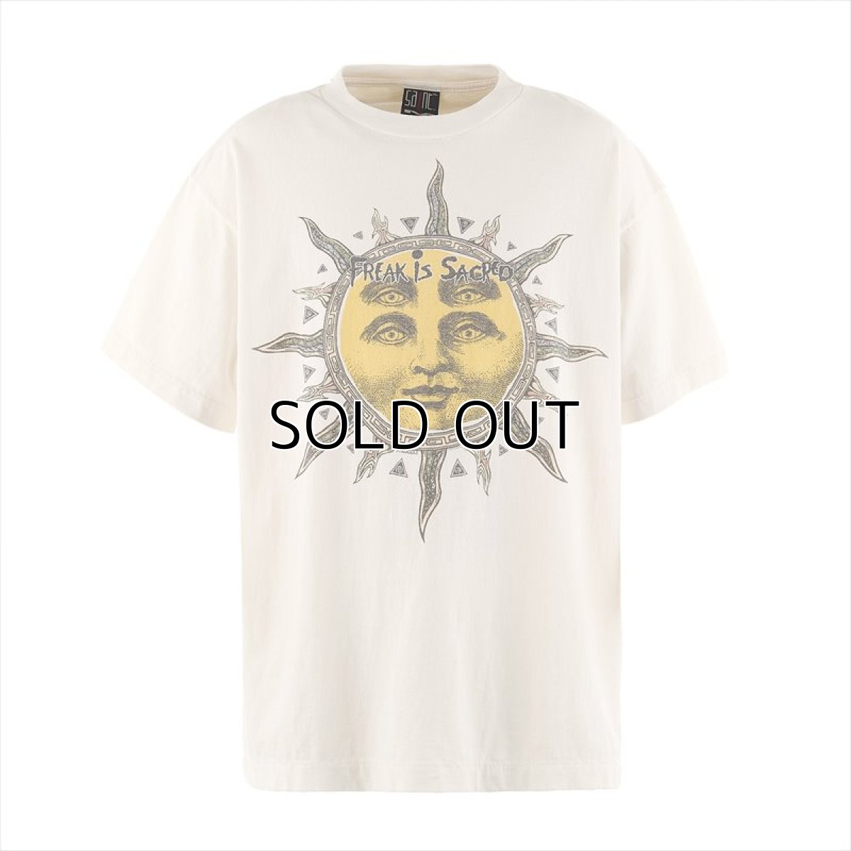 画像1: ©SAINT Mxxxxxx cactus plant flee market CP_SS TEE SUN White (Tシャツ) (1)