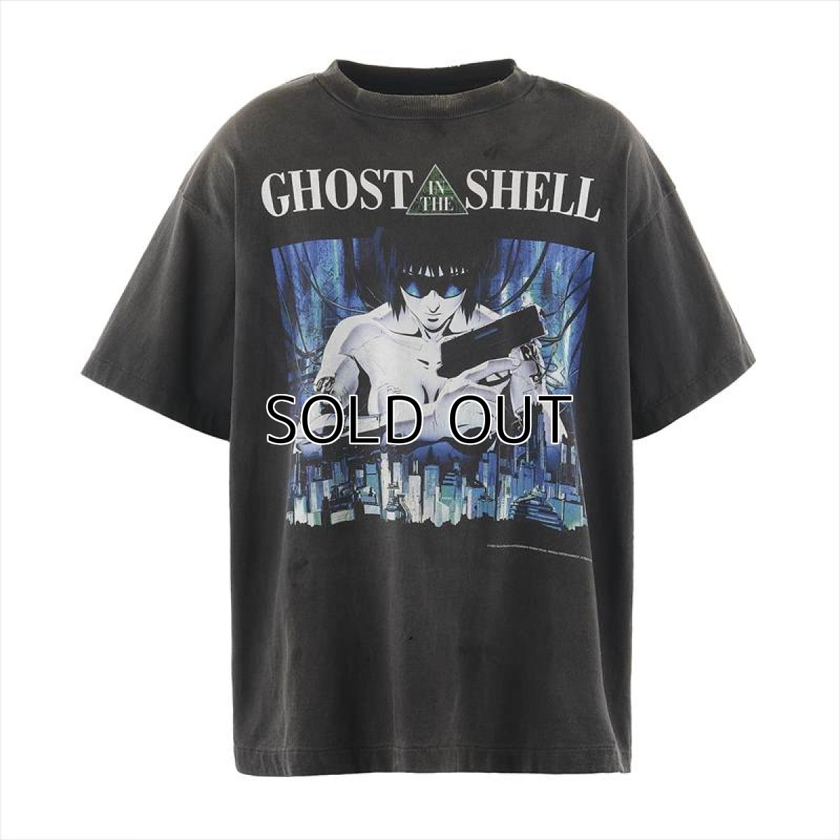 画像1: ©SAINT Mxxxxxx 攻殻機動隊(GHOST IN THE SHELL) GS_SS TEE GITS Black (Tシャツ) (1)