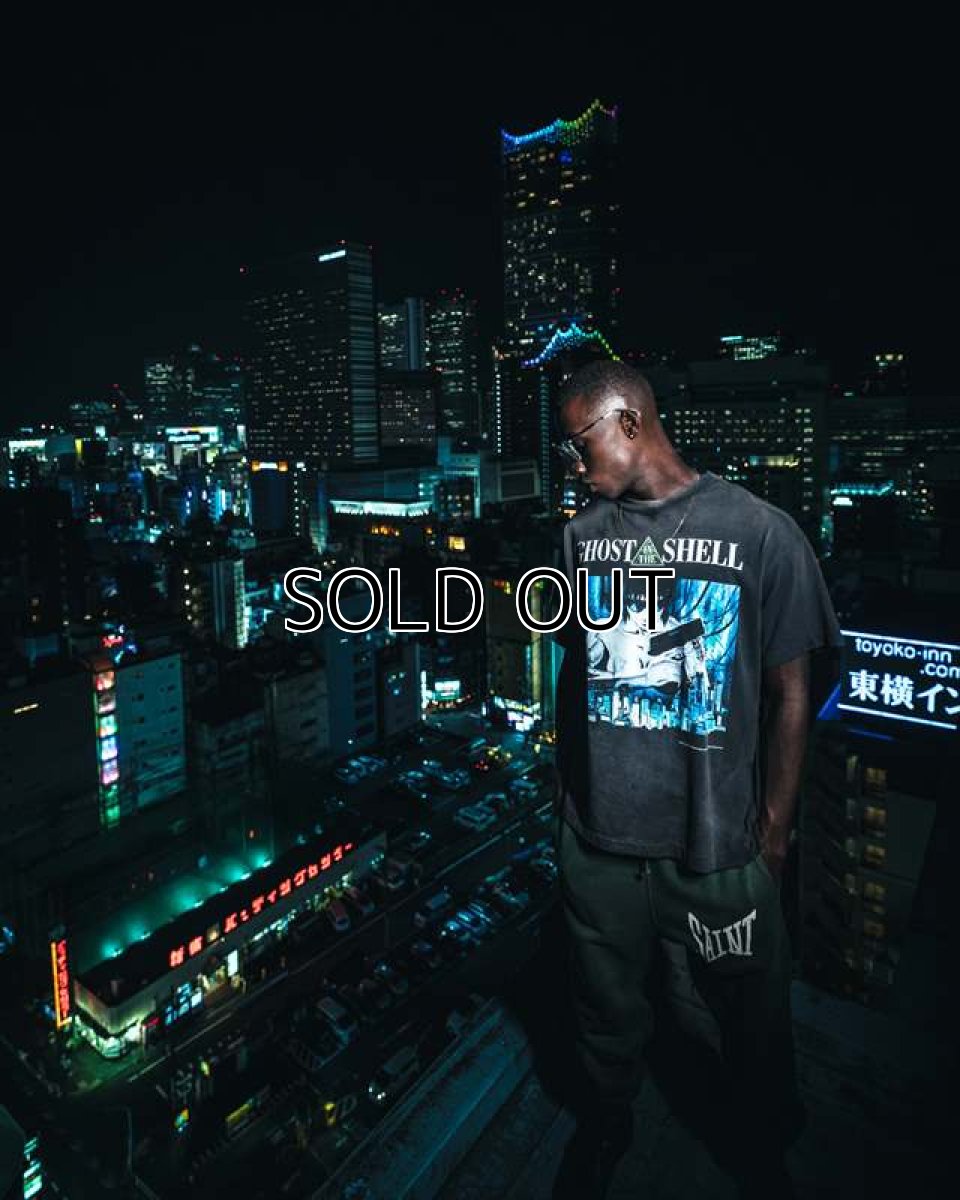 画像3: ©SAINT Mxxxxxx 攻殻機動隊(GHOST IN THE SHELL) GS_SS TEE GITS Black (Tシャツ) (3)