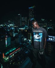 画像3: ©SAINT Mxxxxxx 攻殻機動隊(GHOST IN THE SHELL) GS_SS TEE GITS Black (Tシャツ) (3)