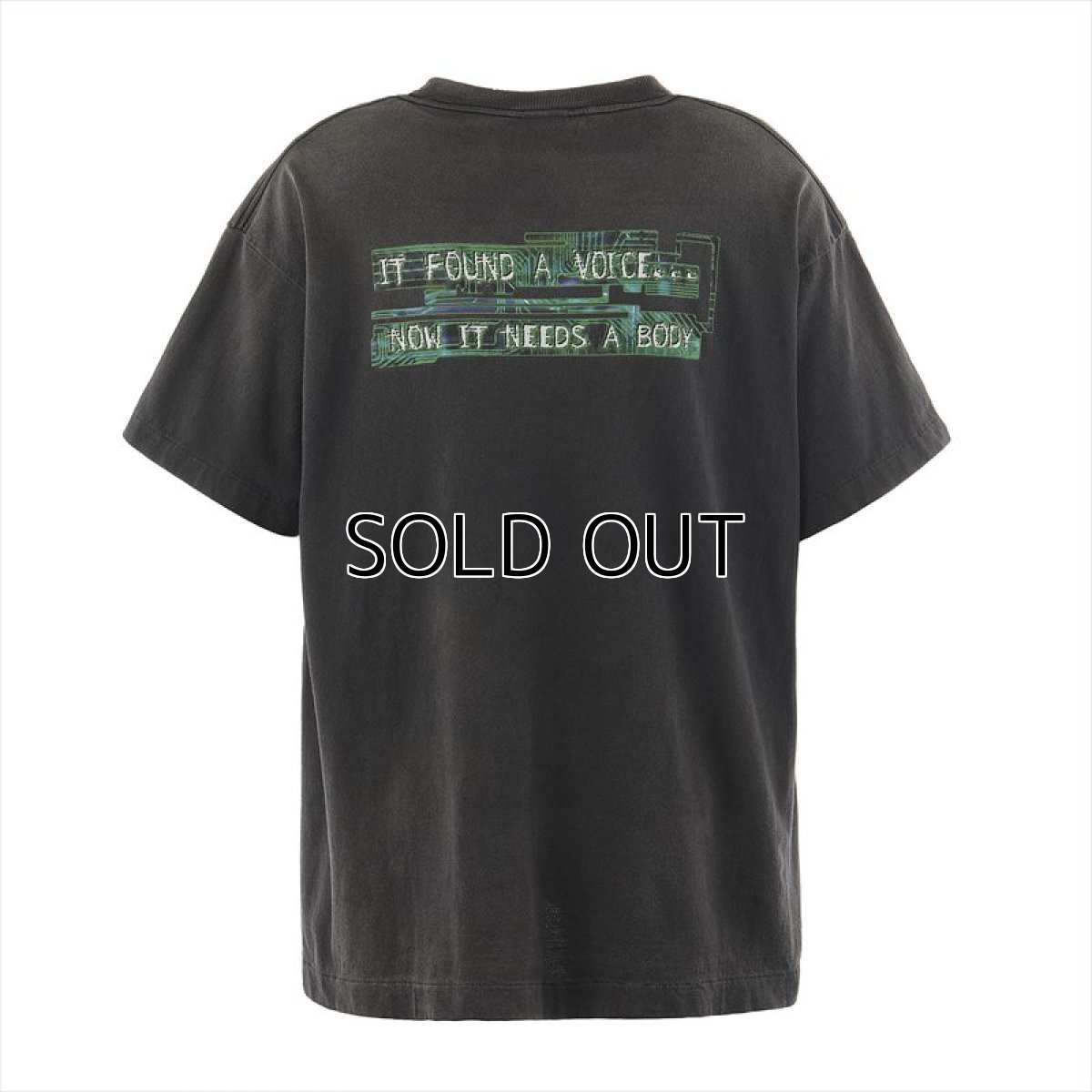 画像2: ©SAINT Mxxxxxx 攻殻機動隊(GHOST IN THE SHELL) GS_SS TEE GITS Black (Tシャツ) (2)