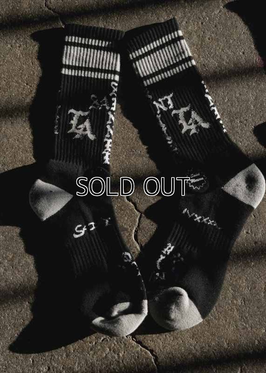 画像3: ©SAINT Mxxxxxx BORN X RAISED BR_SOCKS ST SINNER Black (ソックス) (3)