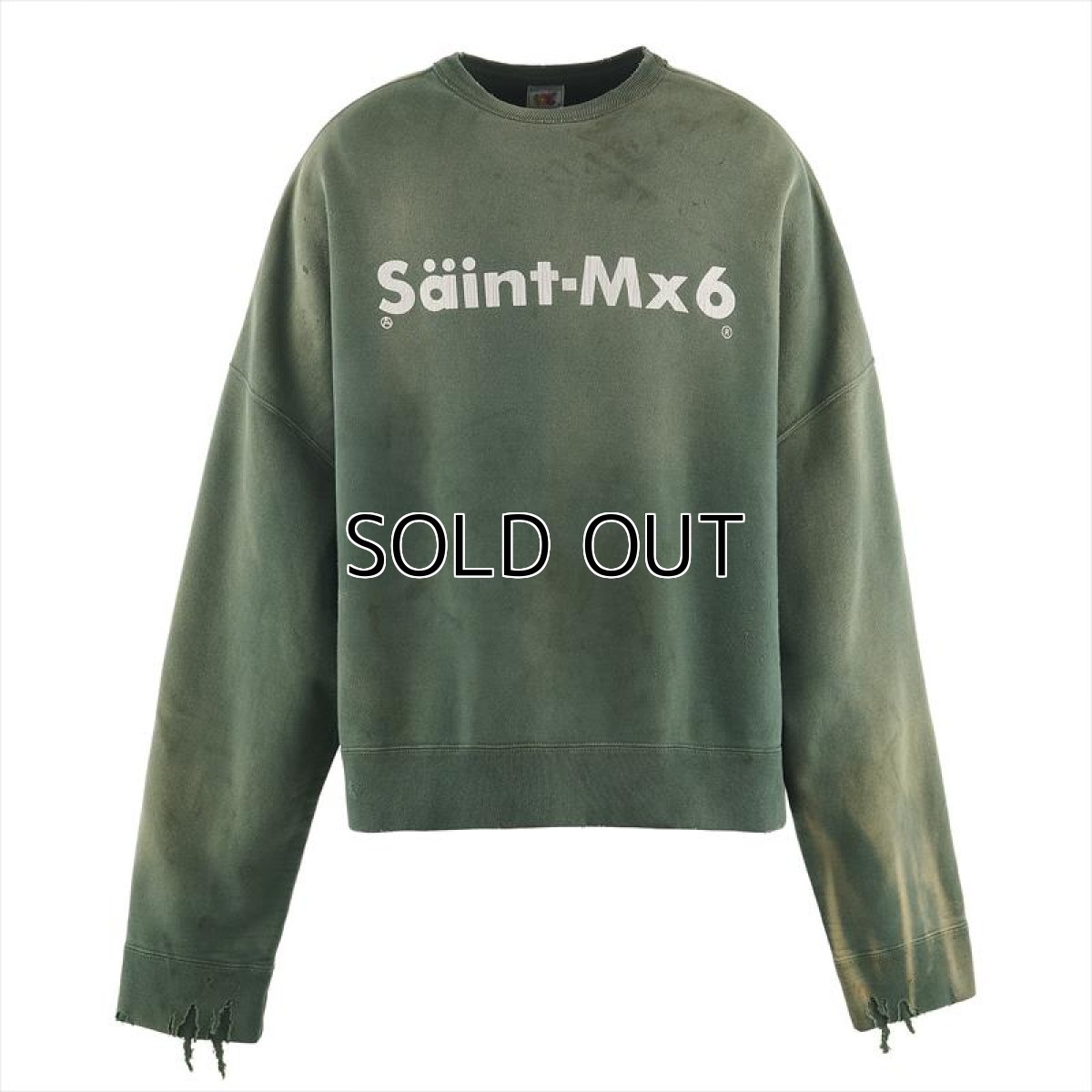 画像1: ©SAINT Mxxxxxx CREW SWT YOUTH Green (スウェット) (1)