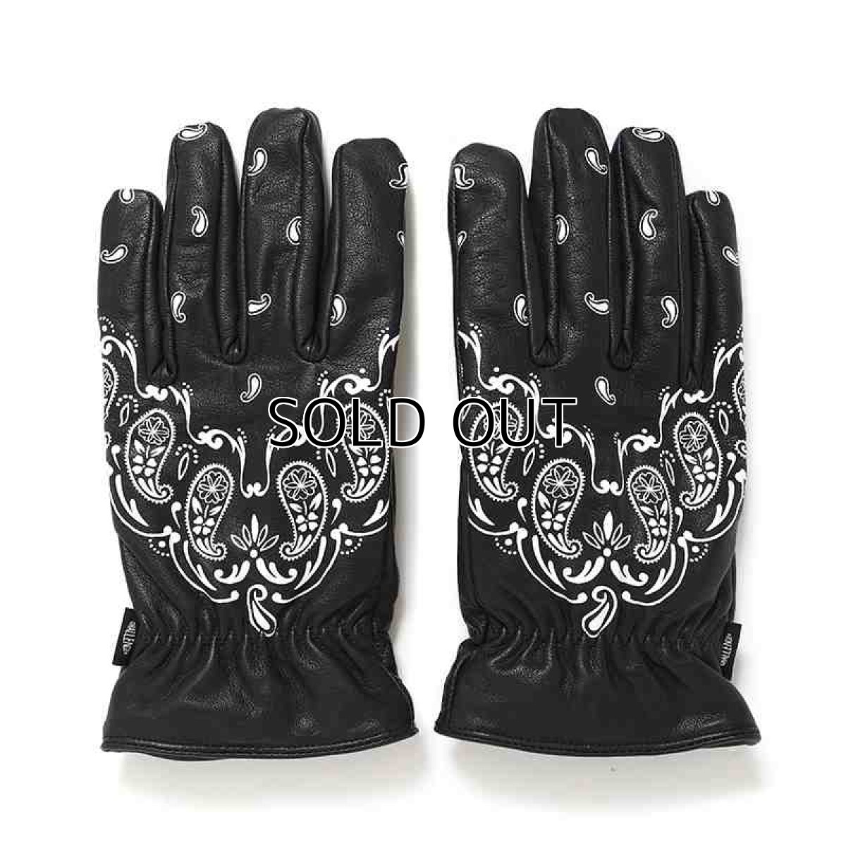 画像1: CHALLENGER Bandana Leather Glove (1)