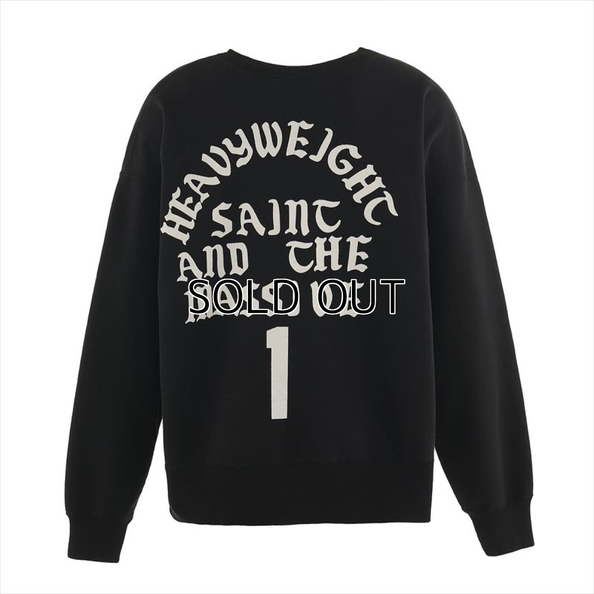 画像2: ©SAINT Mxxxxxx CREW SWT IT'S SAINT Black (スウェット) (2)