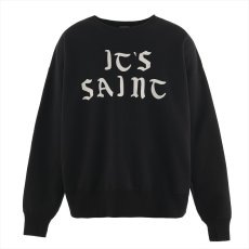 画像1: ©SAINT Mxxxxxx CREW SWT IT'S SAINT Black (スウェット) (1)