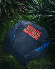 画像4: ©SAINT Mxxxxxx Kosuke Kawamura KK_LS TEE NOTHING IMP Black (ロングスリーブTシャツ) (4)