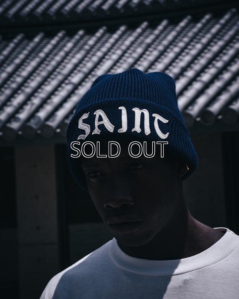 画像2: ©SAINT Mxxxxxx Knit Cap Saint Navy (ニットキャップ) (2)