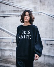 画像3: ©SAINT Mxxxxxx CREW SWT IT'S SAINT Black (スウェット) (3)