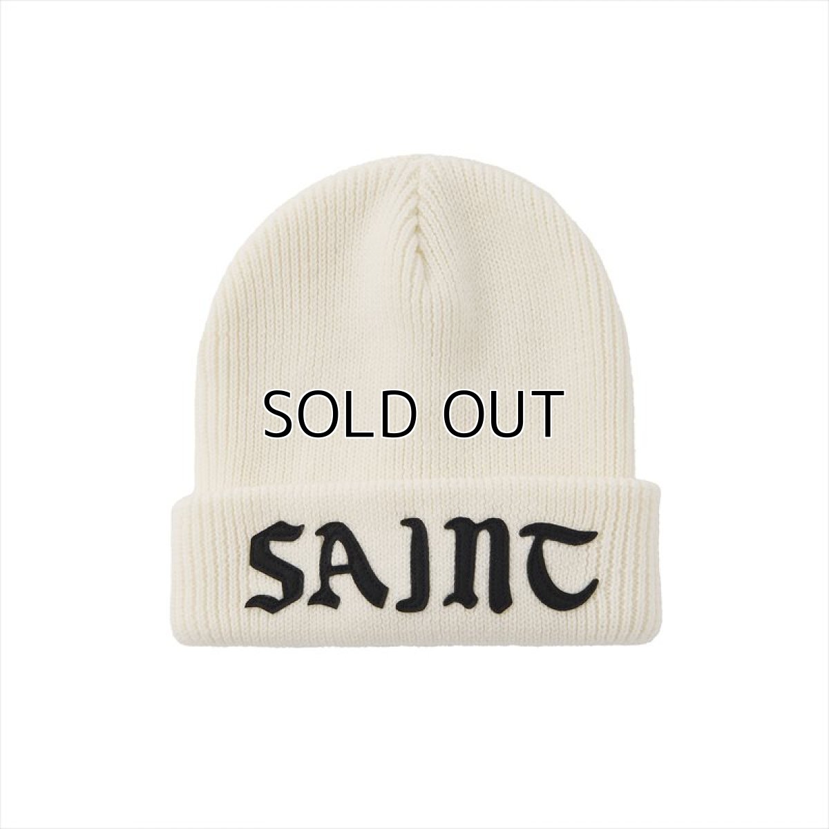 画像1: ©SAINT Mxxxxxx Knit Cap Saint White (ニットキャップ) (1)